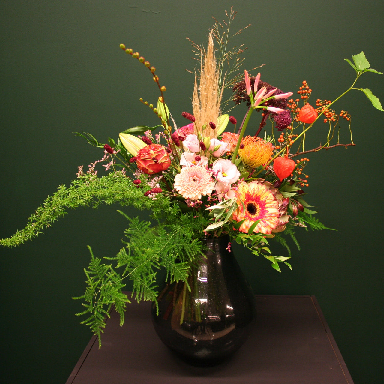 Boeket klassiek gebonden (rond)